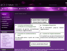 Tablet Screenshot of lili-or-et-nature.fr
